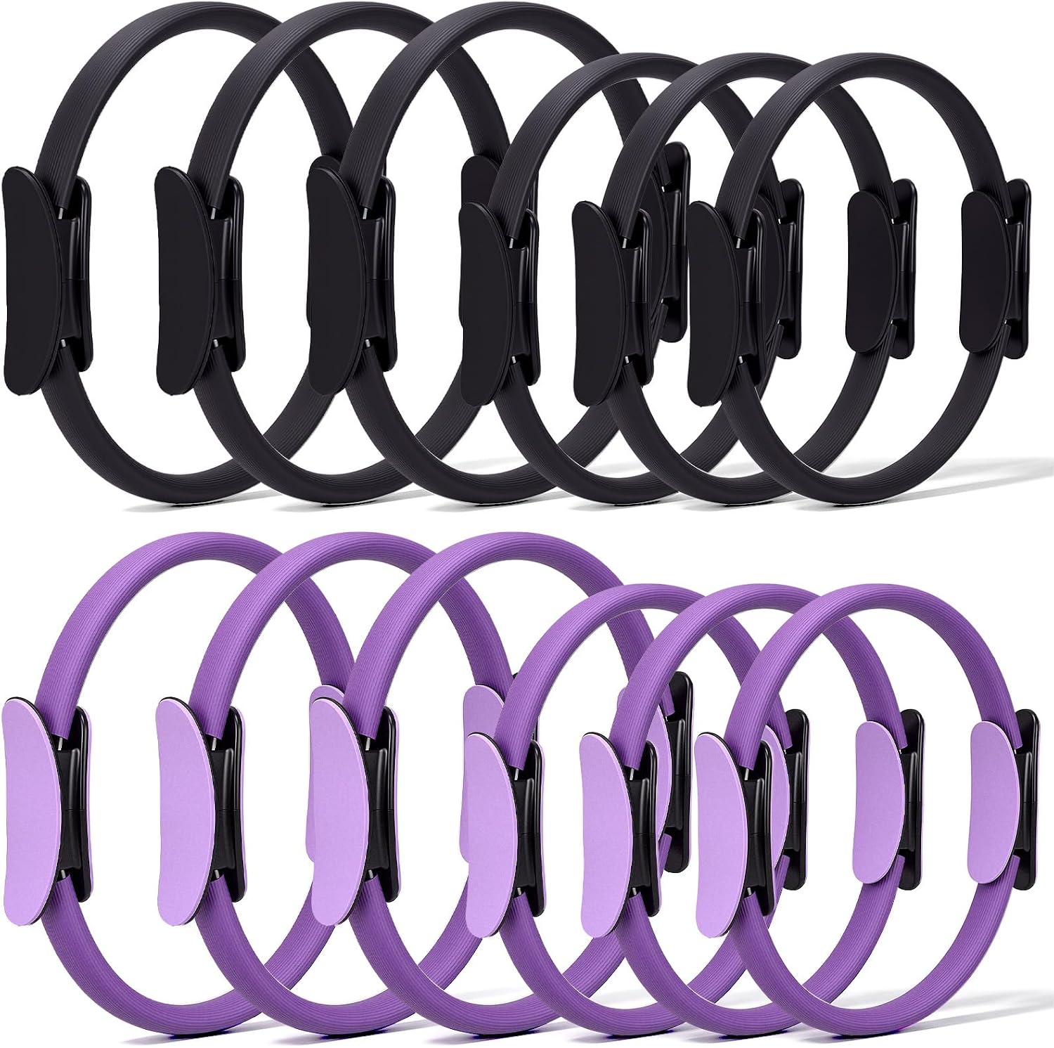Pilates Ring Magic - Set di 12 Anelli per Pilates,