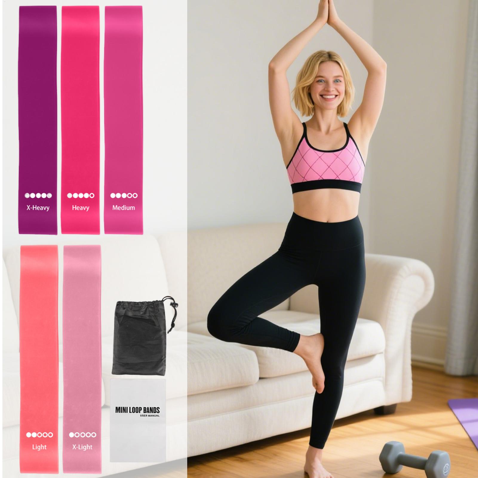 Pilates And Yoga Difference - Fasce elastiche per esercizi sportivi per
