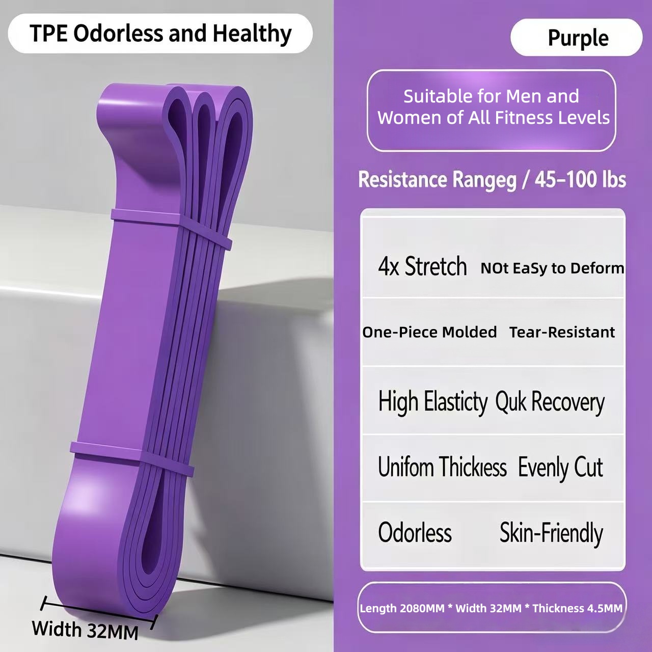 Fasce di Resistenza in TPE a 6 - Pilates And Yoga Difference recensione e prezzo