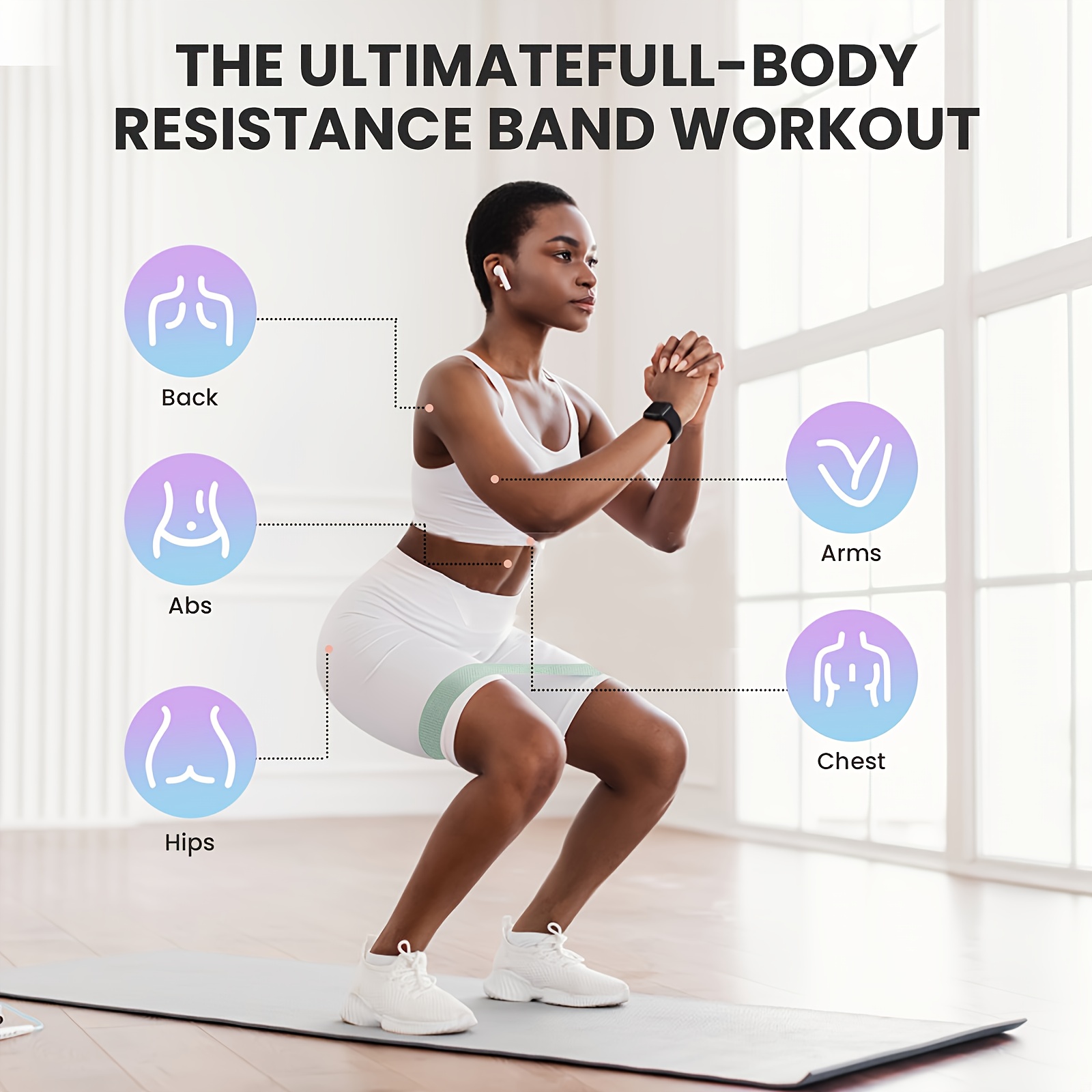 1 pezzo/4 pezzi Fasce di resis - Pilates Yoga Kit recensione e prezzo