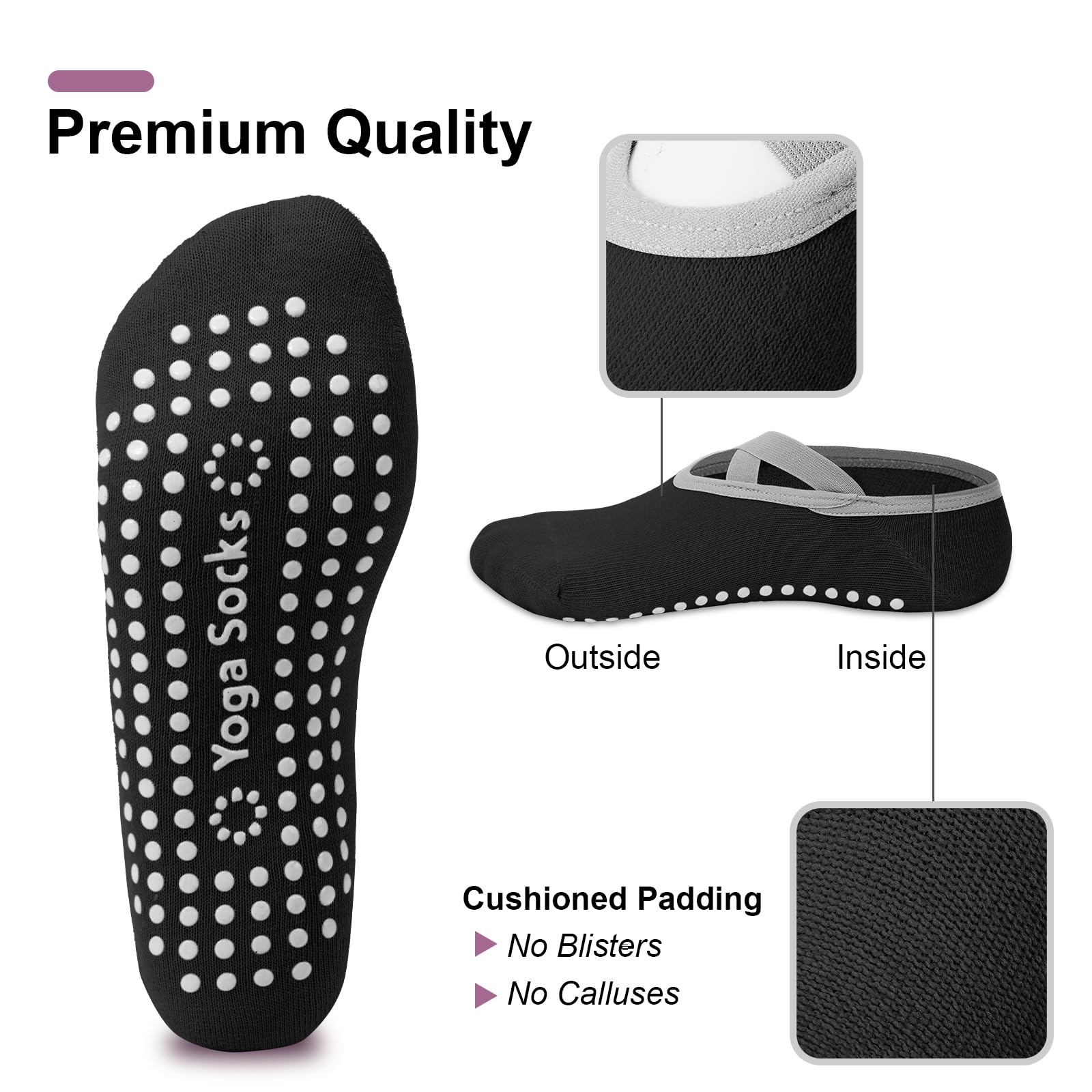 Confezione da 4 Calzini da Pil - Pilates Yoga Kit recensione e prezzo